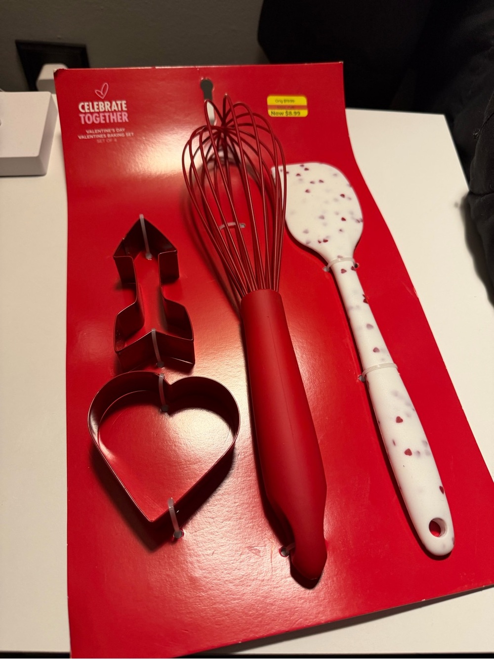 Red Valentine Kitchen Utensil Set
